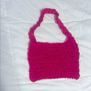 Cherry Red Artisanal Handmade Hand Bag 🍒